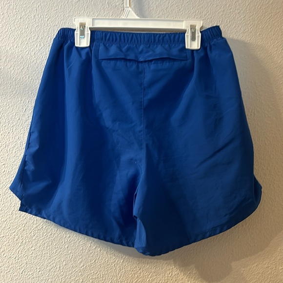 Nike blue running shorts with pocket in back - Picture 5 of 7